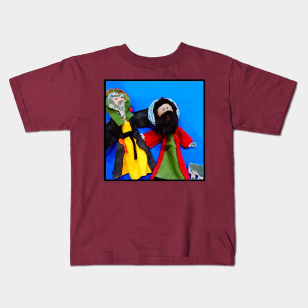 Funny dolls Kids T-Shirt by daengdesign66